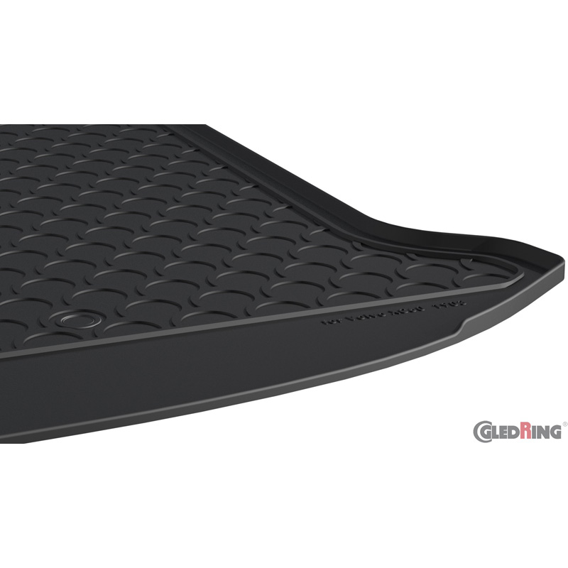Coquille coffre-arrière Rubbasol (caoutchouc) sur mesure pour Volvo XC60 2008-2016 (avec roue galette)