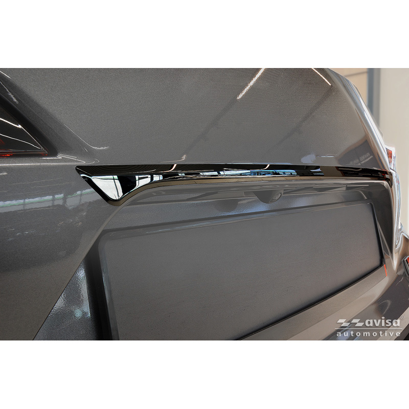 Avisa Moulure de hayon en Inox Noir Chrome sur mesure pour Toyota Corolla Touring Sports (E21) 2019-