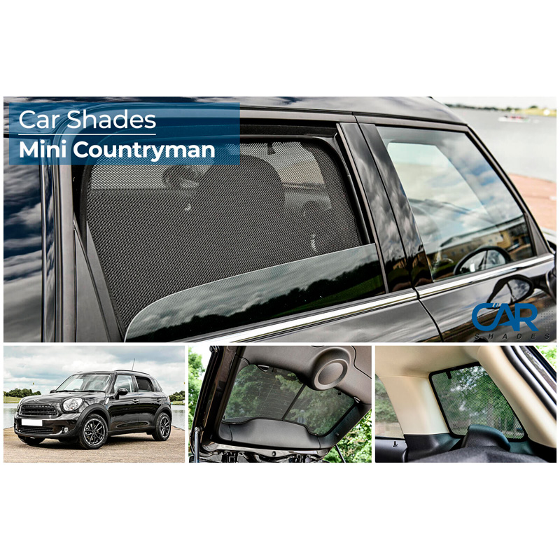 Set de Car Shades sur mesure pour Mini Countryman R60 5 portes 2010-2016 (6-pièces)