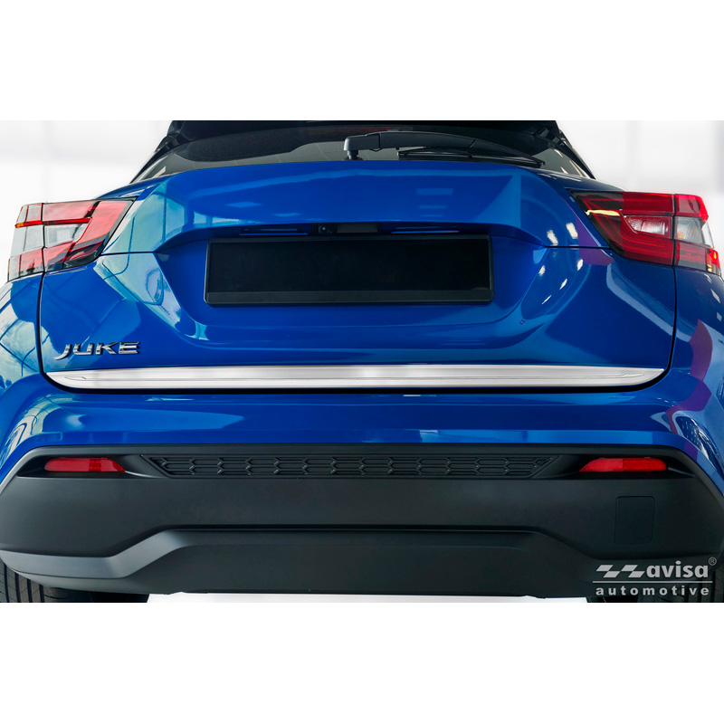 Avisa Revêtement d'habillage du hayon du coffre inox brossé sur mesure pour Nissan Juke II (F16) 2019-