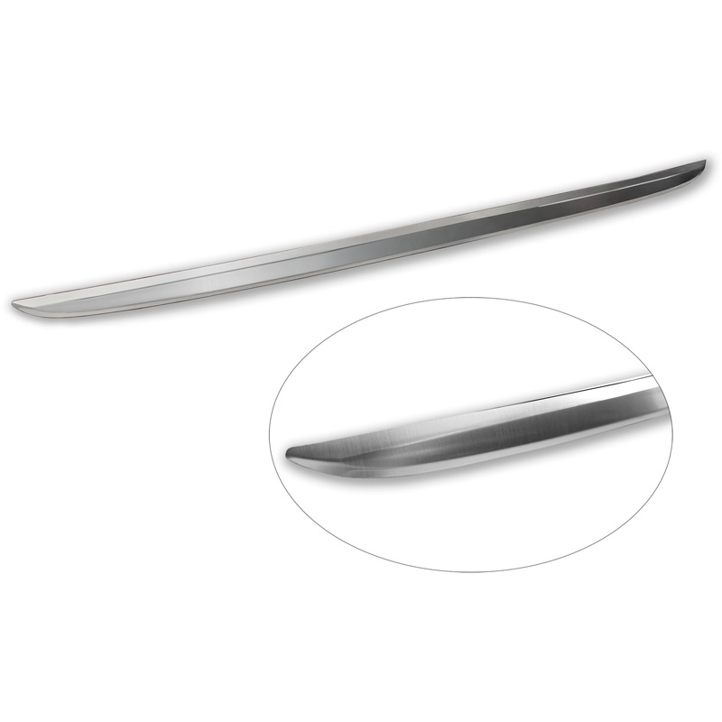 Avisa Revêtement d'habillage du hayon du coffre inox brossé sur mesure pour Mercedes CLA Shooting Brake (X118) 2019-