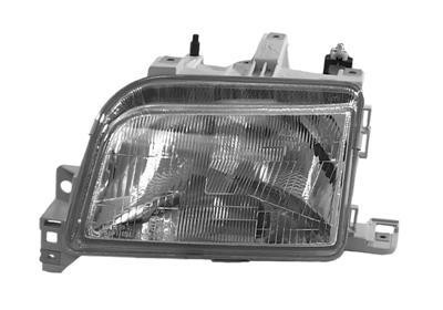 koplamp, H4, rechts,-05/1996 Renault Clio, 1990-1998