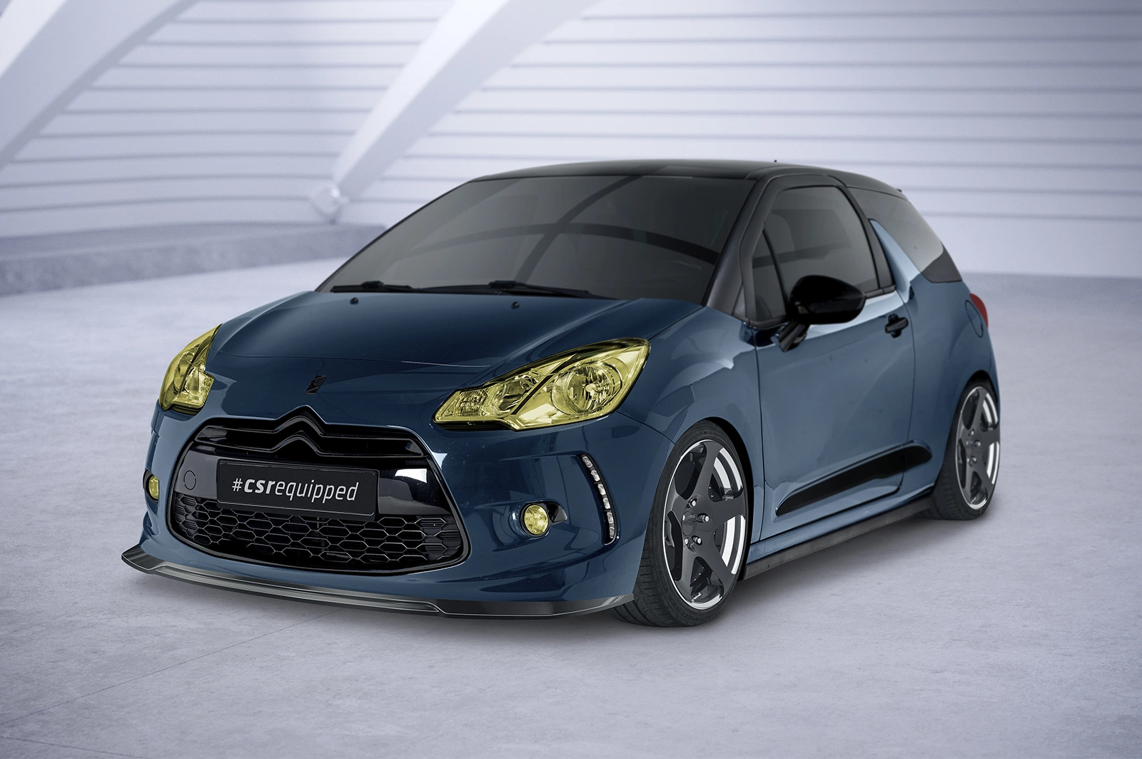 Voorspoiler Citroën DS3 Glans Zwart – CSR Automotive