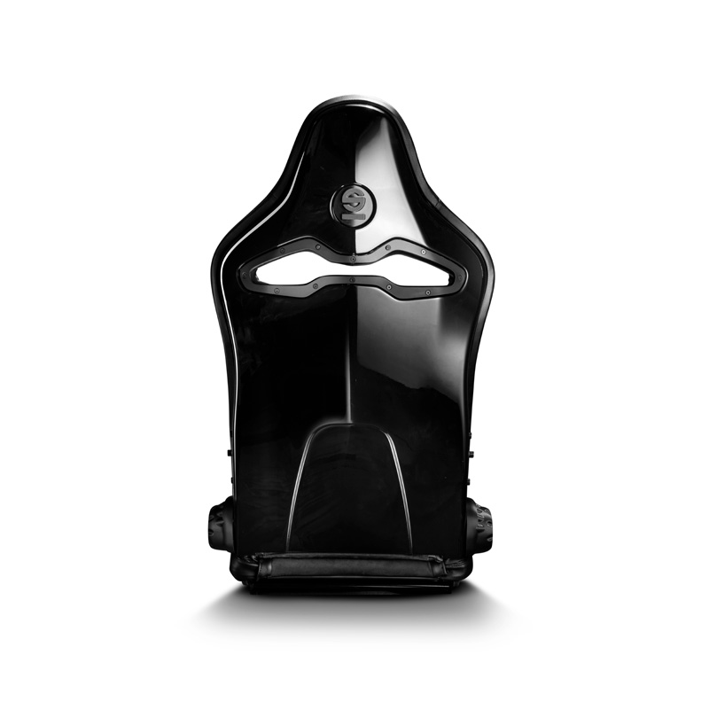 Sparco Siège Baquet SP-R - Skaï/Microfibre Noir + Dossier en PRV - Réglable