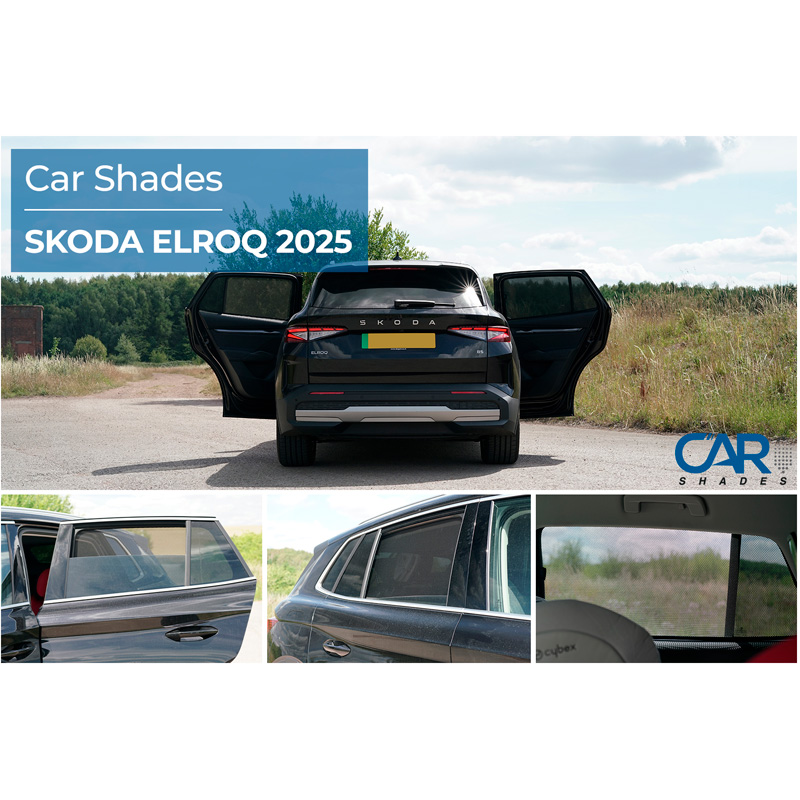 Set de Car Shades (portes arrières) sur mesure pour Skoda Elroq 2024- (2-pièces)