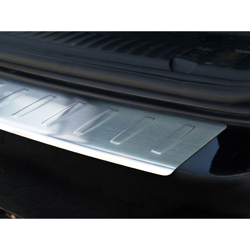 Protection de seuil arrière inox sur mesure pour BMW Série 5 E61 Touring 2007-2010 excl. Paquette M/M-Sport 'Ribs'