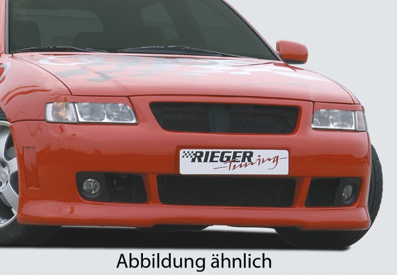Voorbumper Audi A3 8L S3-Look met aluminium gaas ABS Rieger