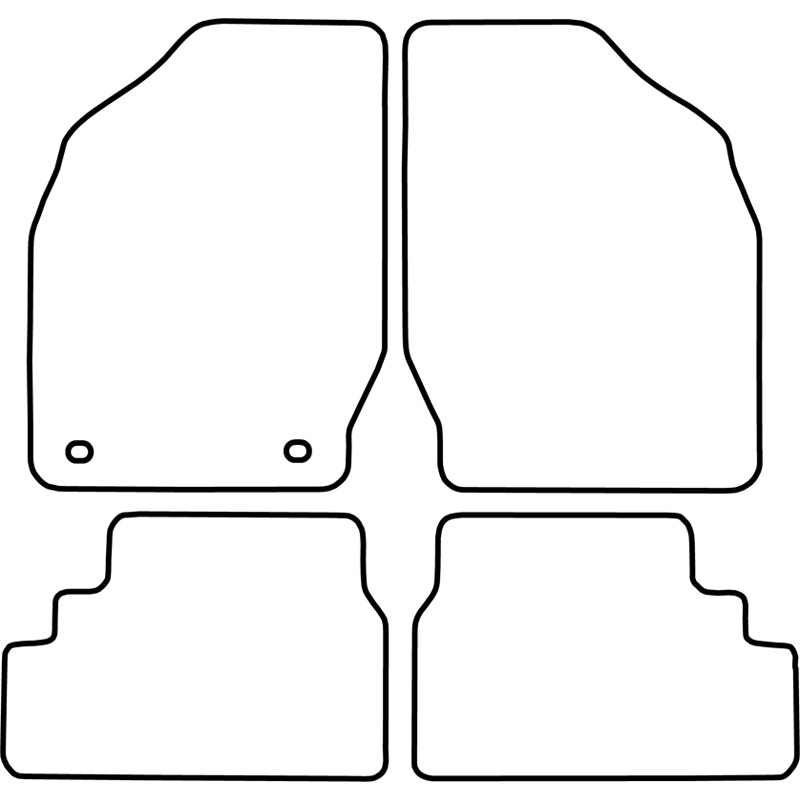 Set de tapis de sol sur mesure pour Suzuki Wagon R+ 2000-2003