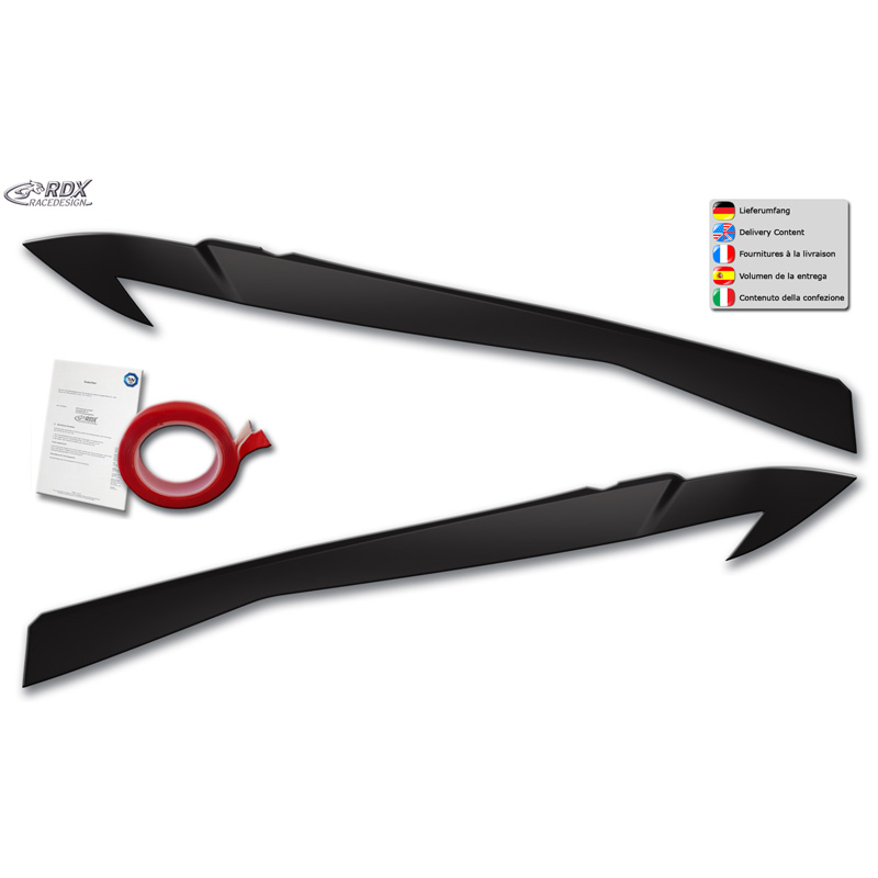 Spoilers de phares sur mesure pour BMW X5 F15 2013-2018 (ABS)