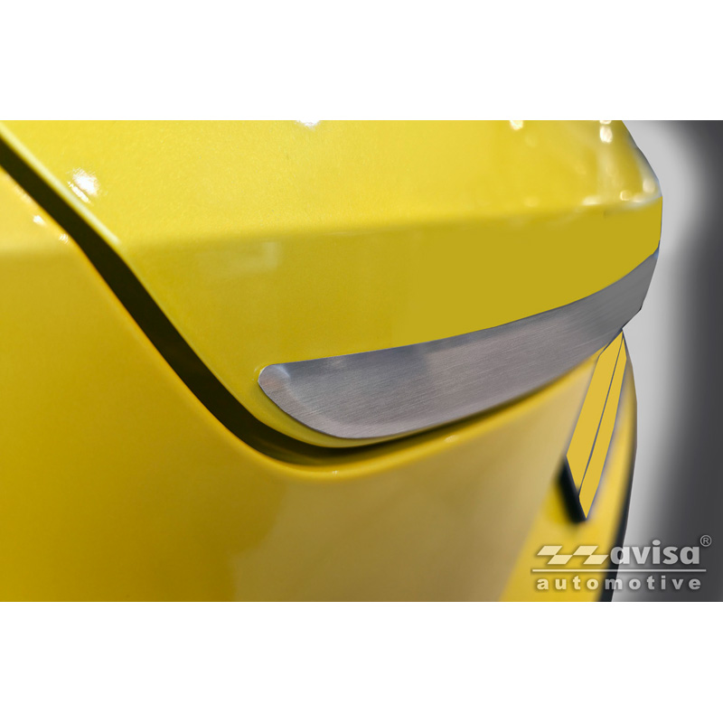Avisa Revêtement d'habillage du hayon du coffre inox brossé sur mesure pour Ford Puma 2019-