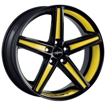 Velgen Oxigin 18 Concave gelb foliert 9x20 inch 5x120 ET30