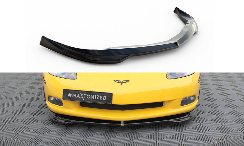 Voorspoiler Chevrolet Corvette C6 Maxton Glans Zwart