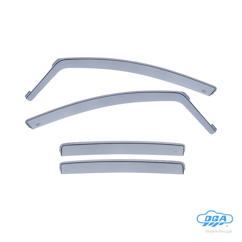 DGA Jeu de Déflecteurs d'Air sur mesure pour Opel Corsa D & E HB 5-portes 2006-2019 (4-pièces)
