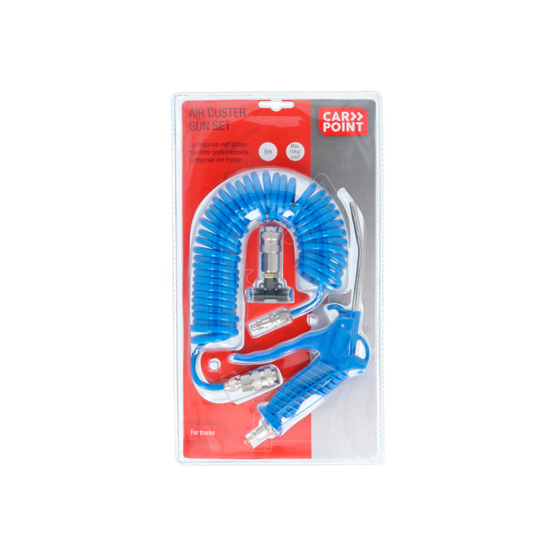 Carpoint Soufflette à Air Comprimé + Tuyau Spiralé 5m