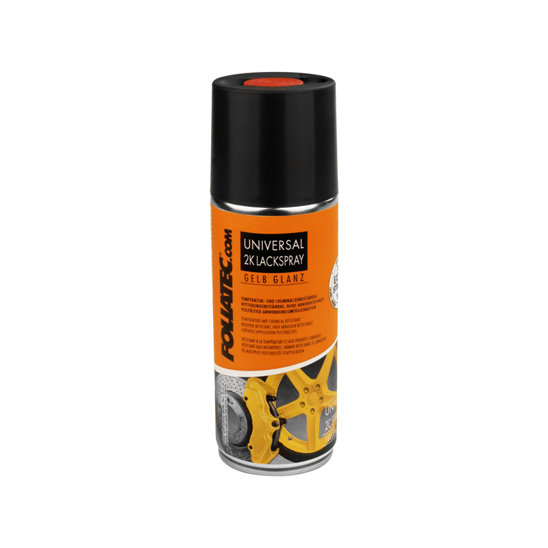 Foliatec Universal 2C Spray Peinture - jaune brillant 1 x400ml