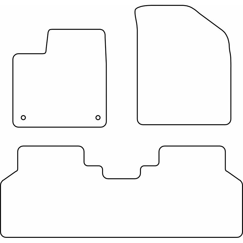 Set de tapis de sol sur mesure pour Kia EV4 2025-
