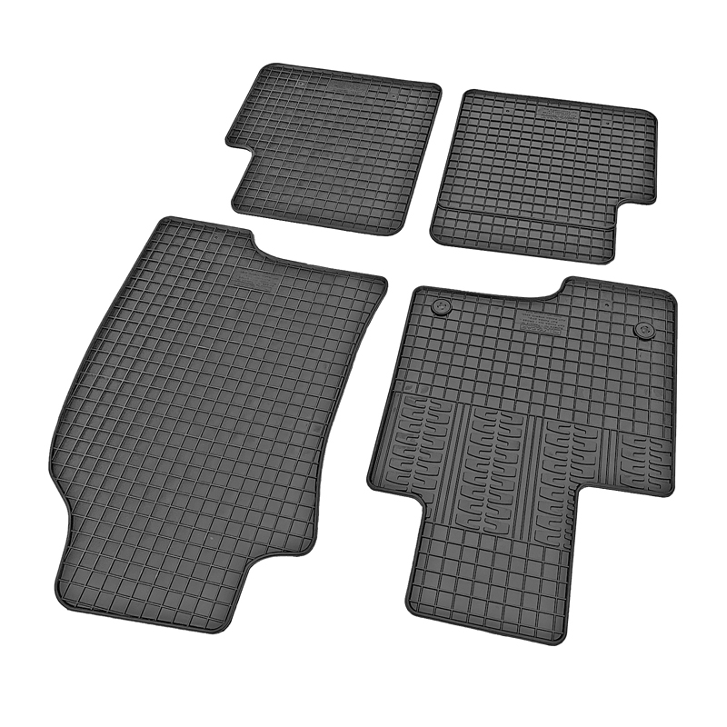 CIKCAR Set tapis de caoutchouc sur mesure pour Fiat Pandina 2026- (4-pièces + points de fixage)