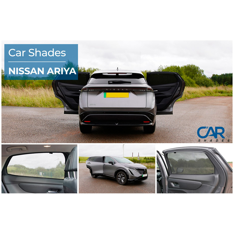 Set de Car Shades (portes arrières) sur mesure pour Nissan Ariya 2022- (2-pièces)