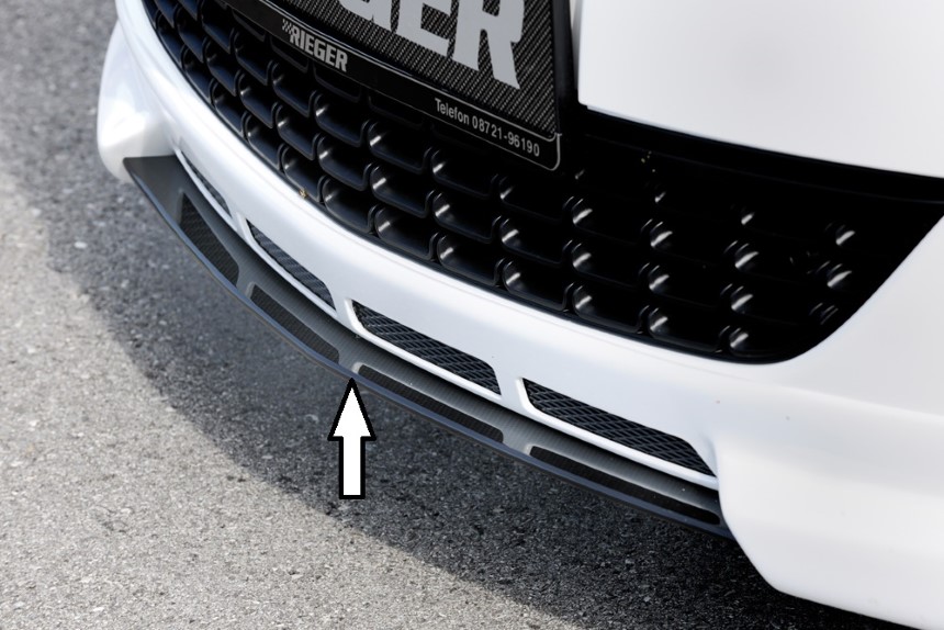 Spoilerzwaard Opel Astra J Rieger carbon-look