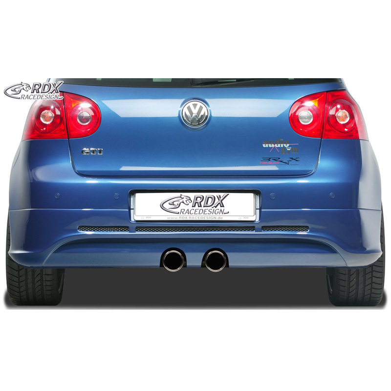 Jupe arrière sur mesure pour Volkswagen Golf V GTI/R Hatchback 3/5-portes 2003-2008 (R32 échappement) excl. Variant/Plus (ABS)