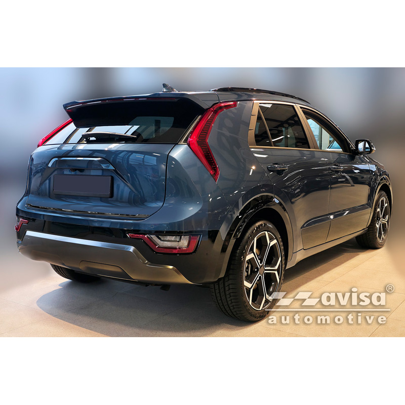 Avisa Moulure de hayon en Inox Noir Chrome sur mesure pour Kia Niro II 2022-