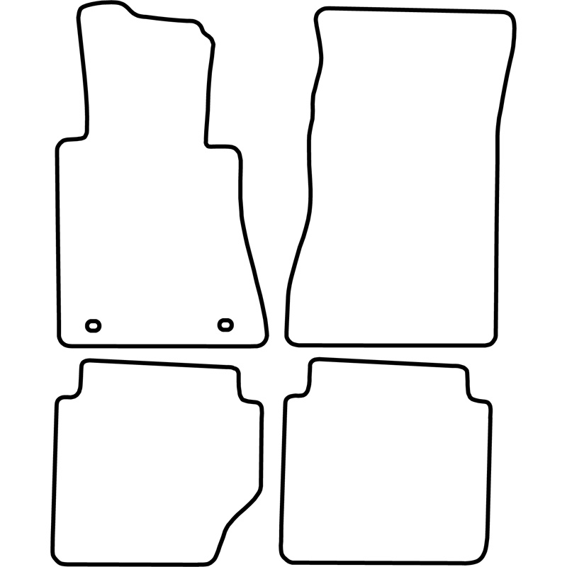 Set de tapis de sol sur mesure pour Mercedes Classe E W123 1976-1985