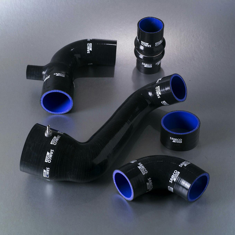 Samco Kit Durites sur mesure pour Ford Fiesta RS Turbo 1990-1992 - 5-pièces - Turbo - avec connexion 25mm Soupape de décharge - Bleu