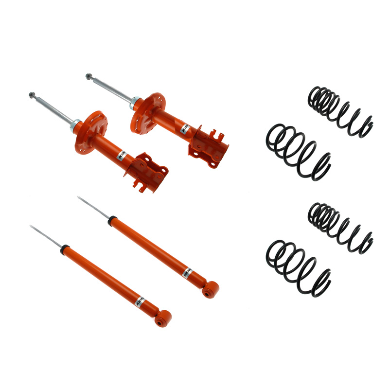 KONI STR.T Kit sur mesure pour Alfa Romeo Mito 2008-2018 / Fiat Grande Punto (Evo) 2005-2017 / Opel Corsa D/E 2006-2019 - AV-Charge de 850kg - 20-30/20-30mm (1120-1311)