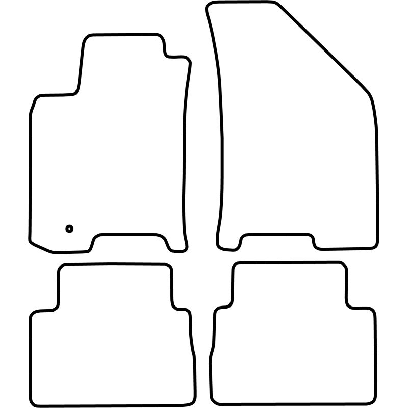 Set de tapis de sol sur mesure pour Daewoo Lacetti 2002-2006