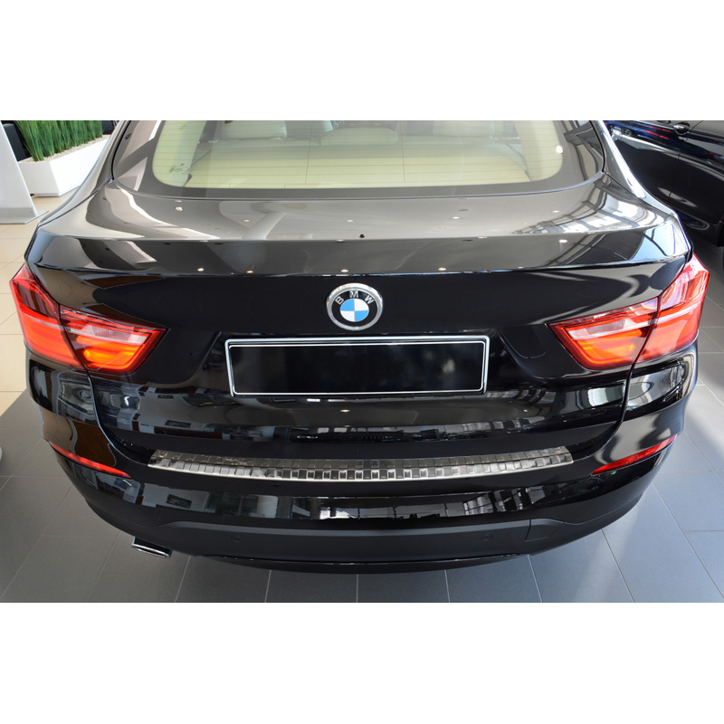 Protection de seuil arrière inox sur mesure pour BMW X4 F26 2014-