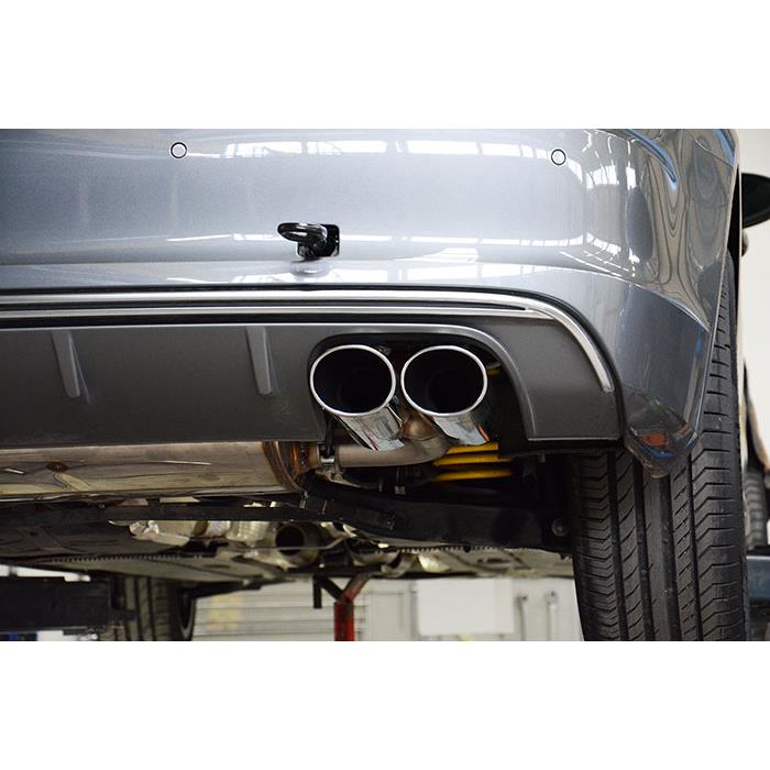 AUDI A3 8V Cabrio QUATTRO 2.0 TDI (184 Hp) 2013 Endpipe kit 100x75 Right + 100x75 Left