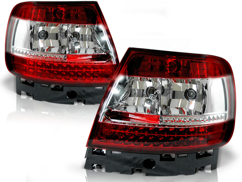 Feux arriere Audi A4 Limousine 95-01 LED rouges/blanc