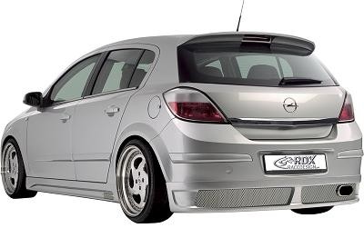 Achterskirt RDX Opel Astra H 5deurs