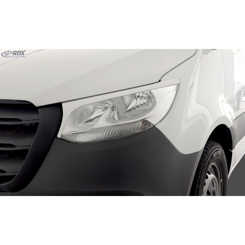 RDX Spoilers de phares sur mesure pour Mercedes Sprinter 2018- (ABS)