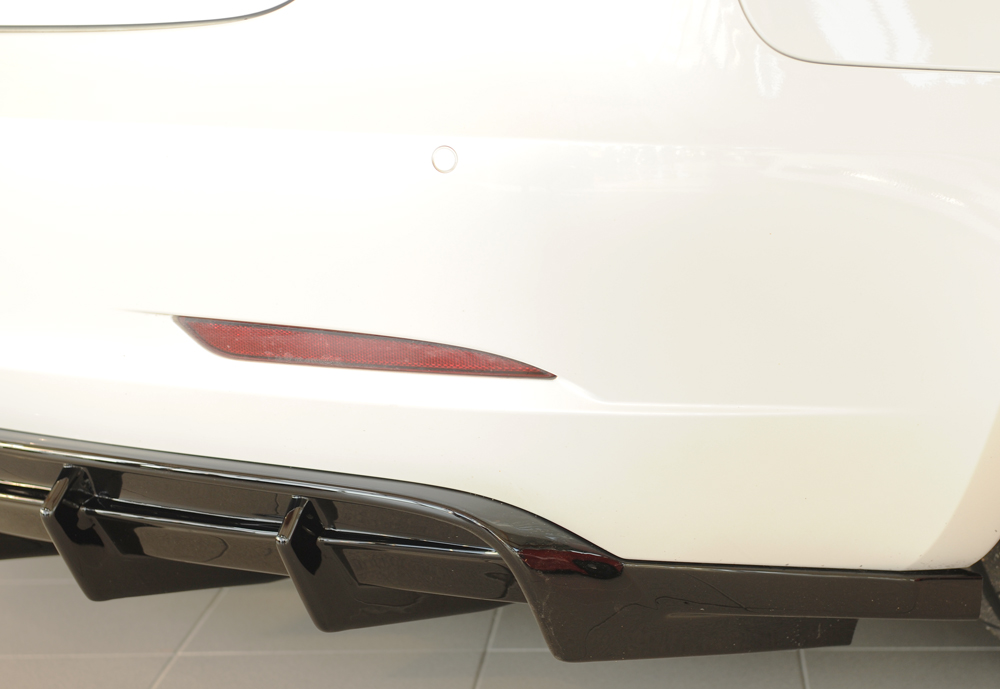 Diffuser Tesla Model 3 Rieger Glans Zwart