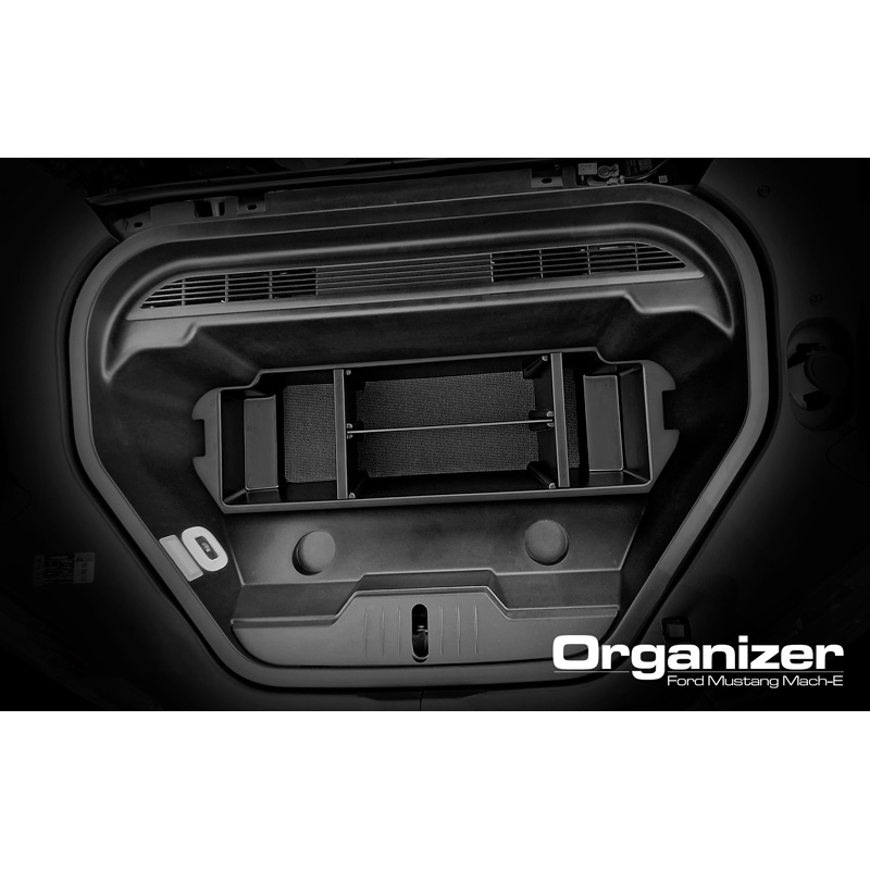 Organiseur de coffre avant (Frunk) 'anti-dérapant' sur mesure pour Ford Mustang Mach-E 2020-