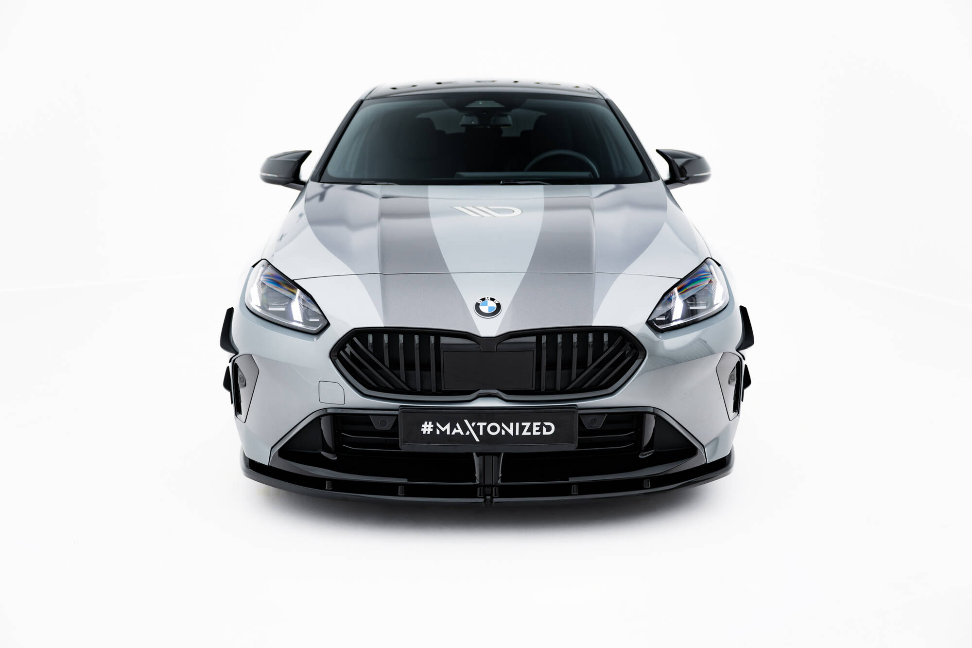 Bodykit V.1 BMW 1 M-Pack F70 Maxton Glanzend zwart