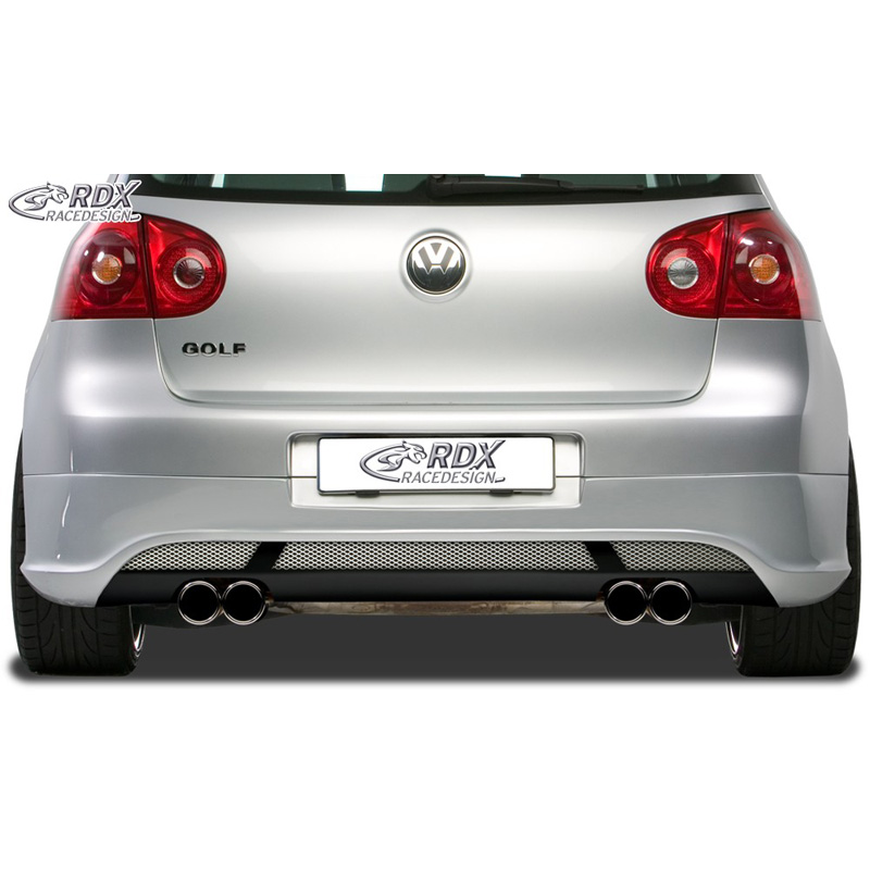Jupe arrière sur mesure pour Volkswagen Golf V Hatchback 3/5-portes 2003-2008 'V2' (échappement à gauche/droite) excl. Variant/Plus (ABS)