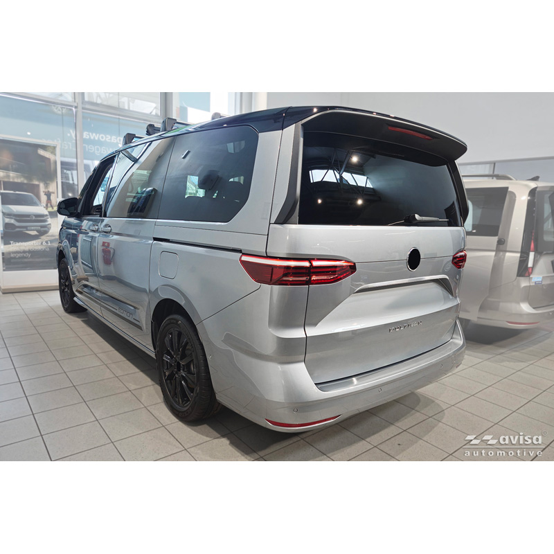 Avisa Revêtement d'habillage du hayon du coffre inox brossé sur mesure pour Volkswagen Mulivan T7 2021-