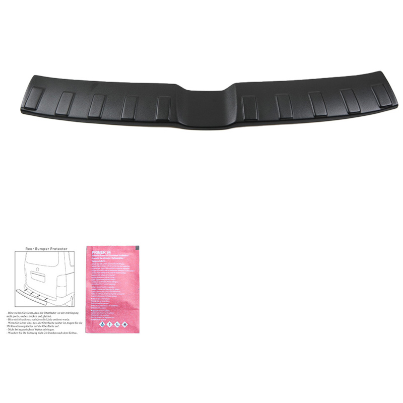 Protection de seuil arrière sur mesure pour Dacia Sandero Stepway II (B52) 2012-2020 - Noir mat