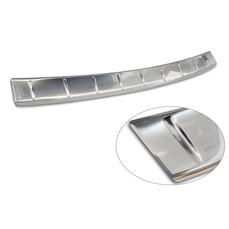 Protection de seuil arrière inox sur mesure pour Volkswagen ID.7 2023- 'Ribs'