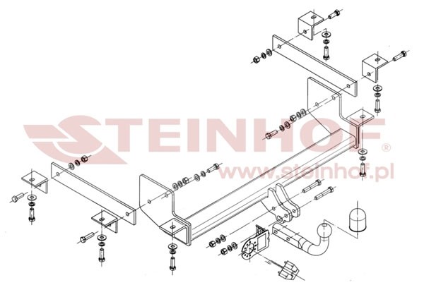 Trekhaak Opel Movano Van, Minibus excl. Step (voorwielaandrijvin