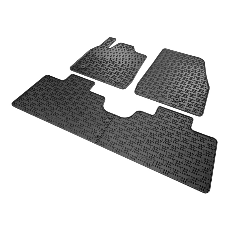 Set tapis de caoutchouc sur mesure pour Ford Mustang Mach E 2020- (4-pièces + points de fixage)