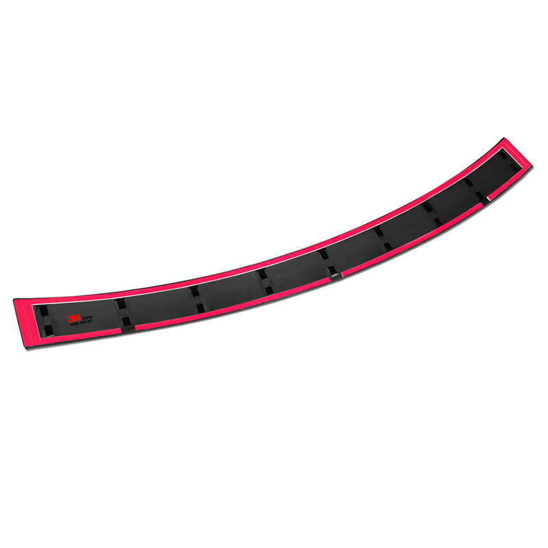 Protection de seuil arrière inox noir sur mesure pour Mazda 6 III (GJ) Combi 2012- 'STRONG EDITION'