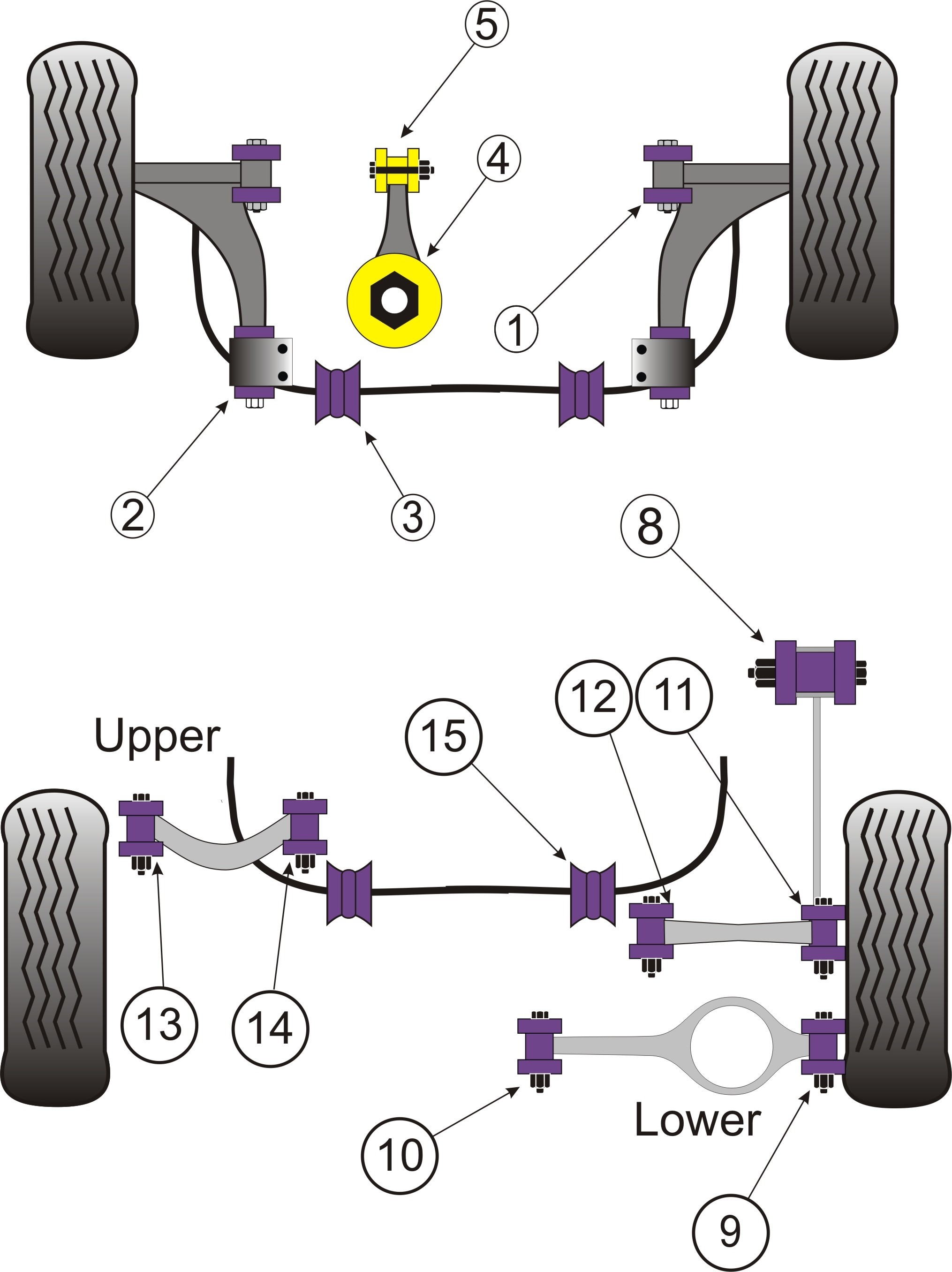 VW Passat CC 35  Lower Engine Mount Insert (Large) Diese