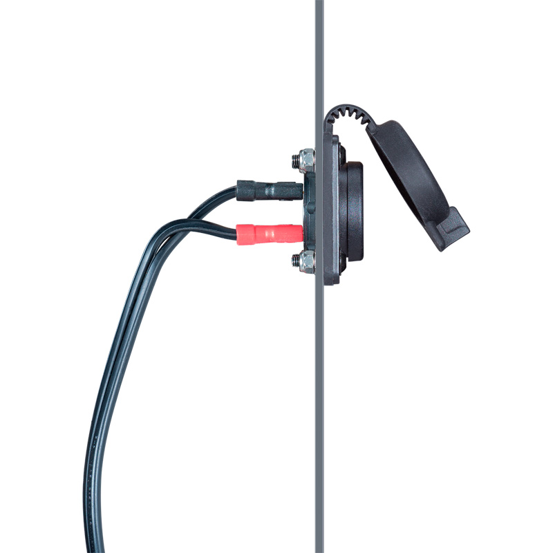 OptiMate PORT O-97P12 - MagCode Clip pour montage sur panneau - Connexion magnétique pour chargeur de batterie - 12 V