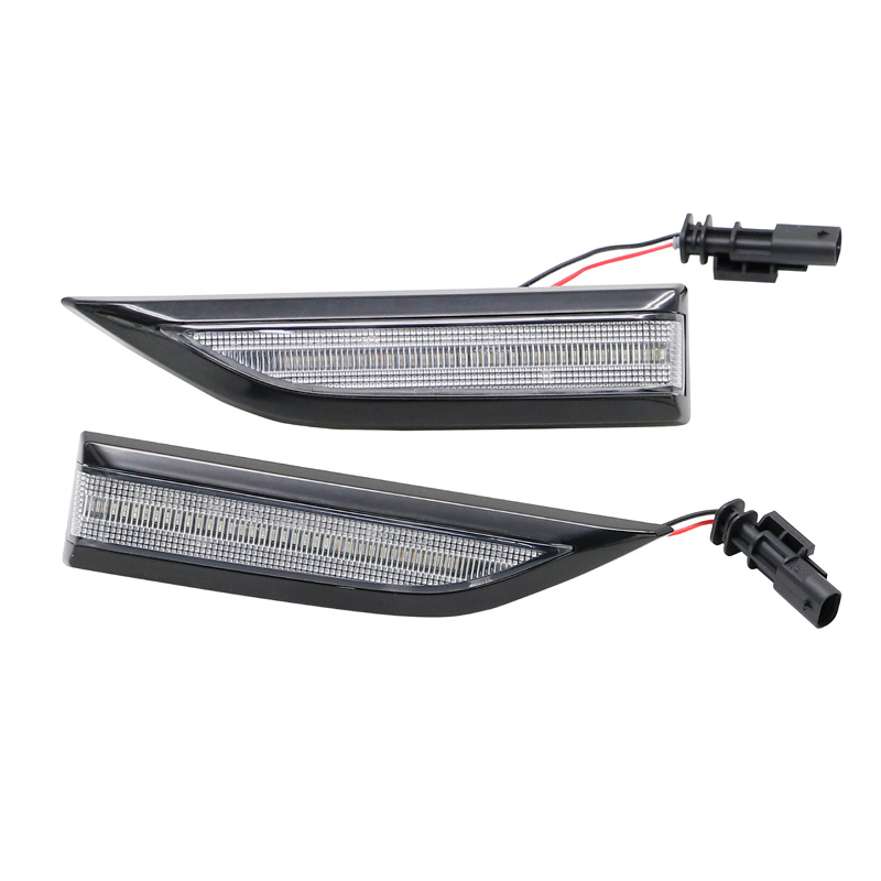 Set de Clignotants Latéraux LED sur mesure pour Volkswagen Transporter T6 2015-2020 - Blanc - incl. Feux Dynamiques
