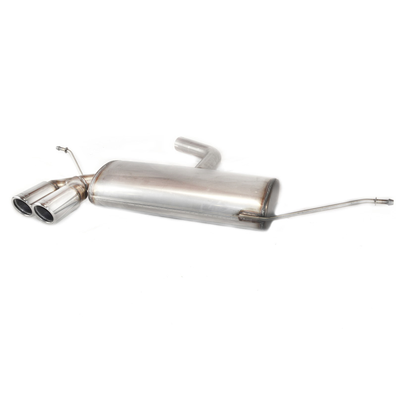 Échappement inoxydable sur mesure pour Volkswagen Scirocco III HB 1.4TSi 90/118kW/2.0TDI 103kW 2008-2013 2x 70mm