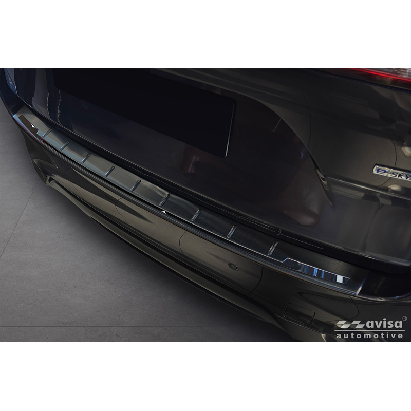 Avisa Protection de seuil arrière inox noir sur mesure pour Mazda CX-60 (KH_) 2022- 'Shadow Premium'