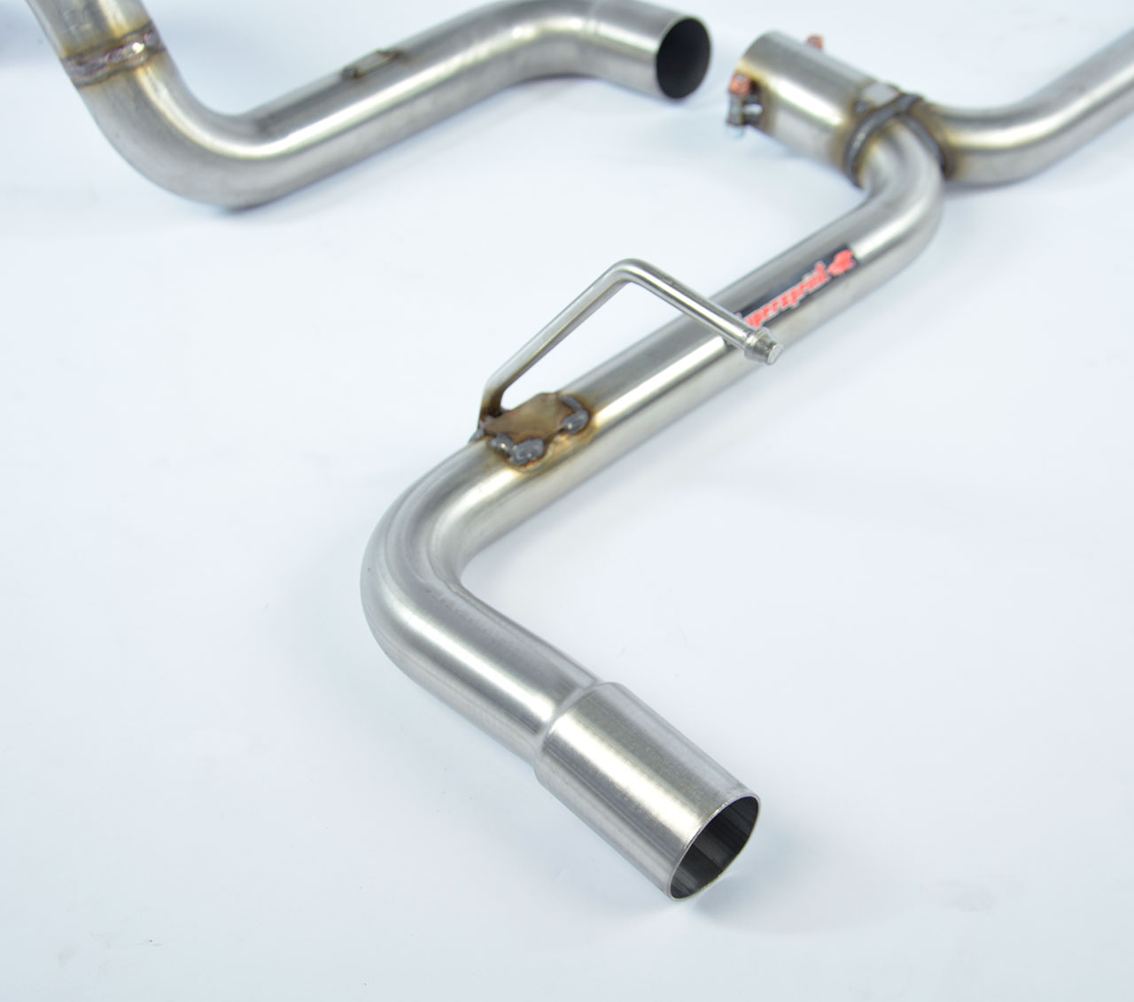 695 ABARTH 1.4T "Biposto Record" (190 Hp) 2015 Rear pipe kit Right - Left (Muffler delete)